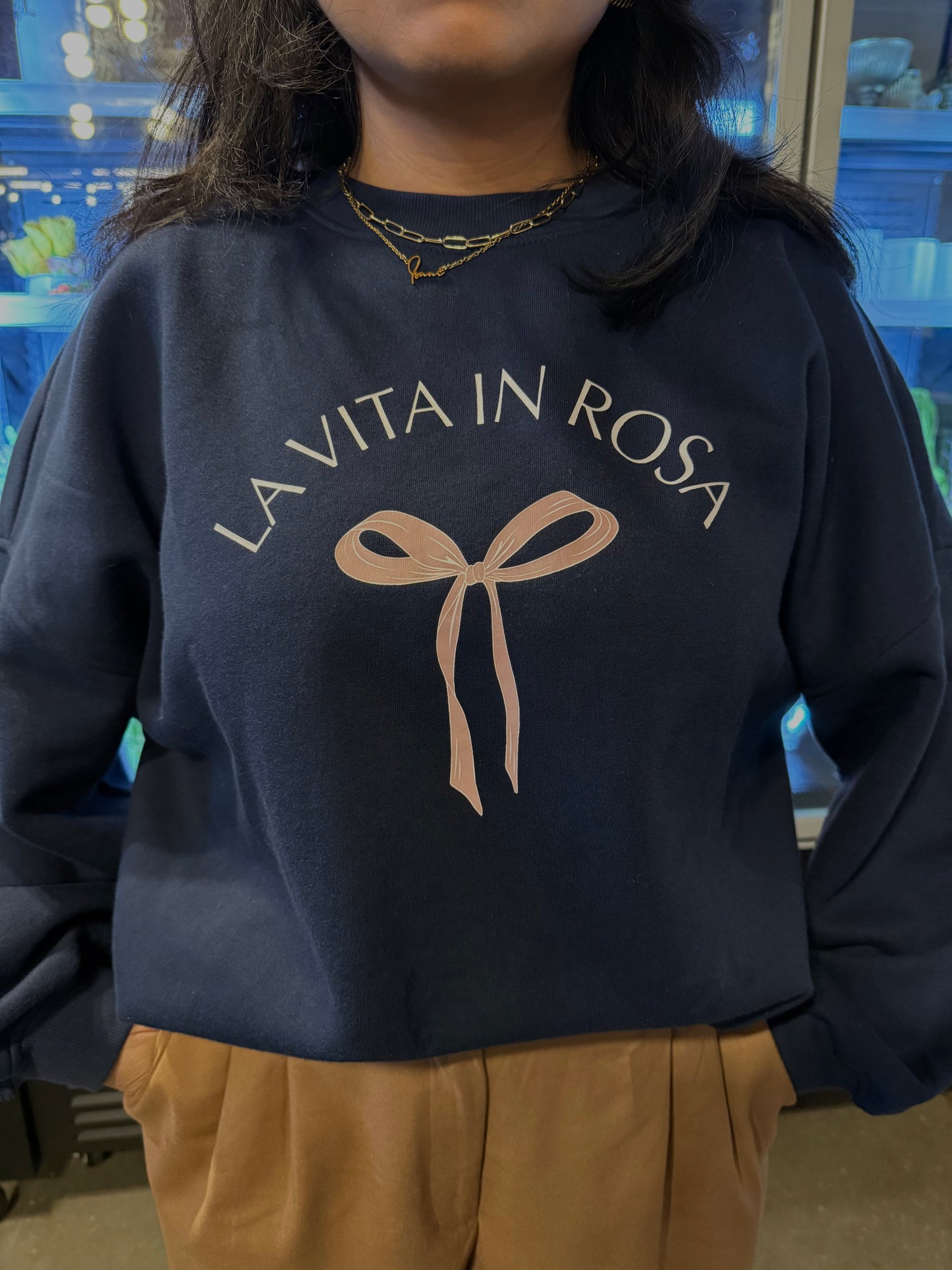 La Vita in Rosa Sweatshirt