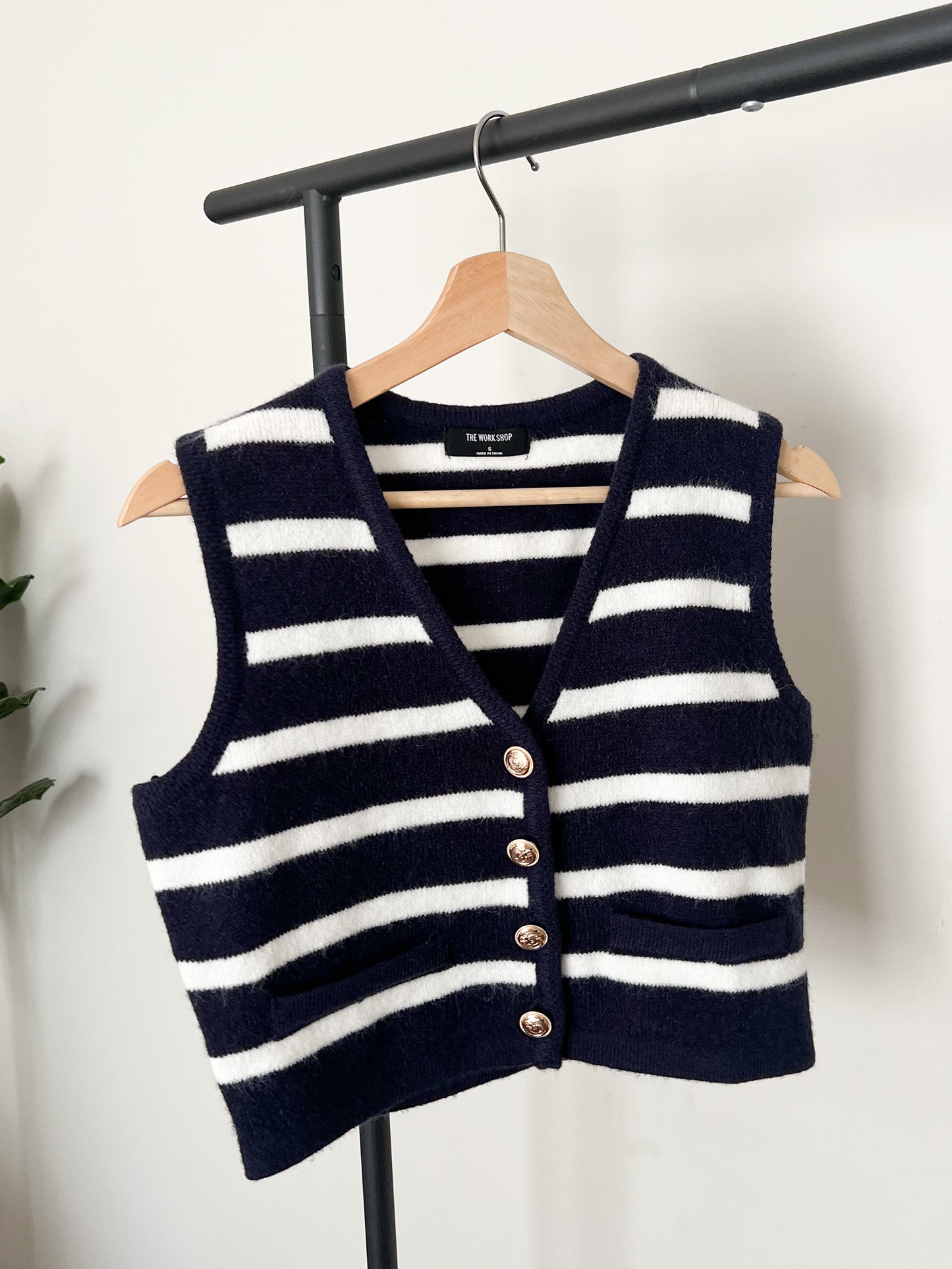 Nautical sweater vest